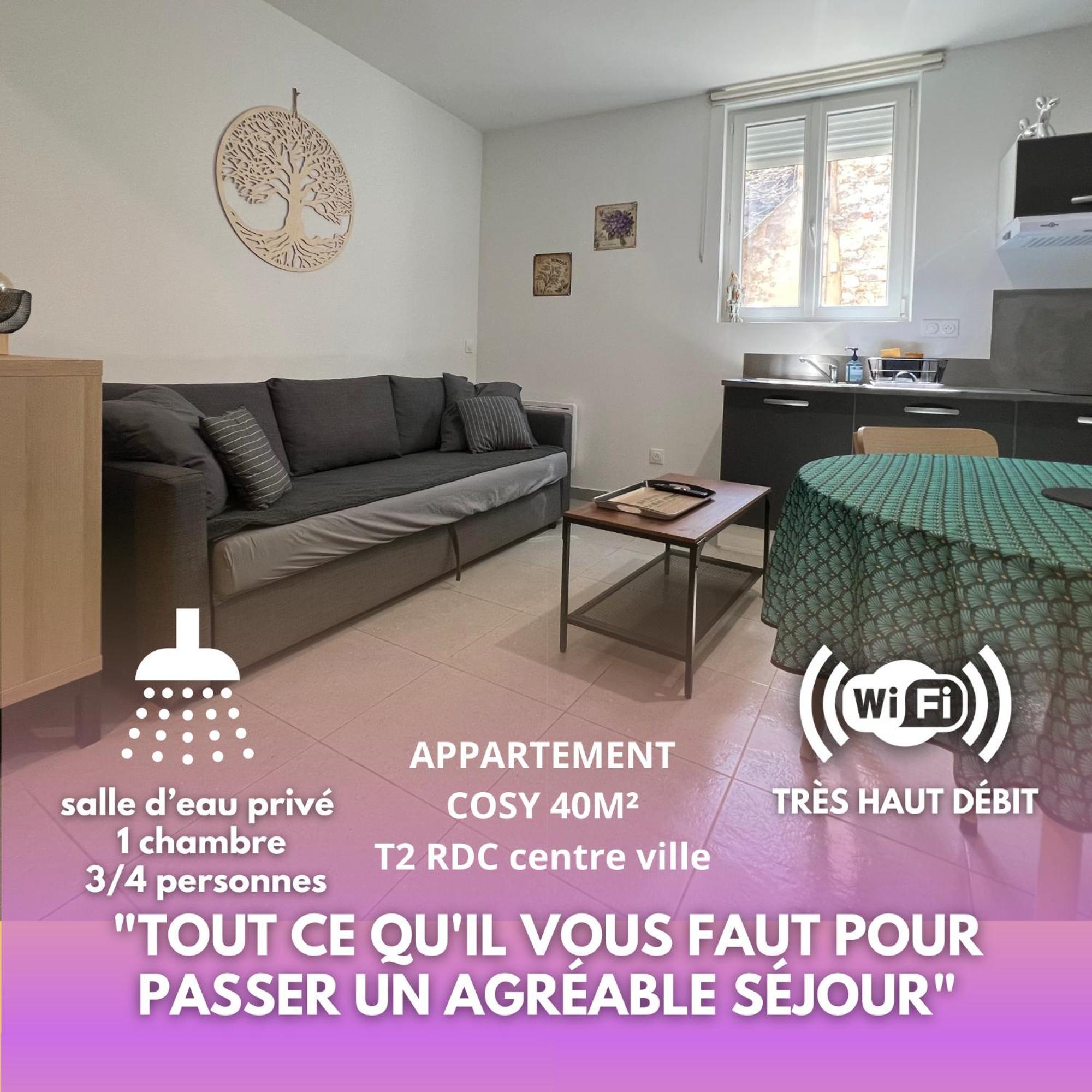 Fenix Appartement T2 40 M2 Cosy Rdc Plein Centre Ville Pierrelatte Exterior photo